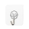 Transparent Traceless Adhesive Hooks: Strong, Punch-Free for Bathroom, Kitchen, Clothes, Hats, Door-Back Use.