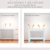 Radiator Cover, Anti-Tip, MDF, 112 x 19 x 81 cm, White