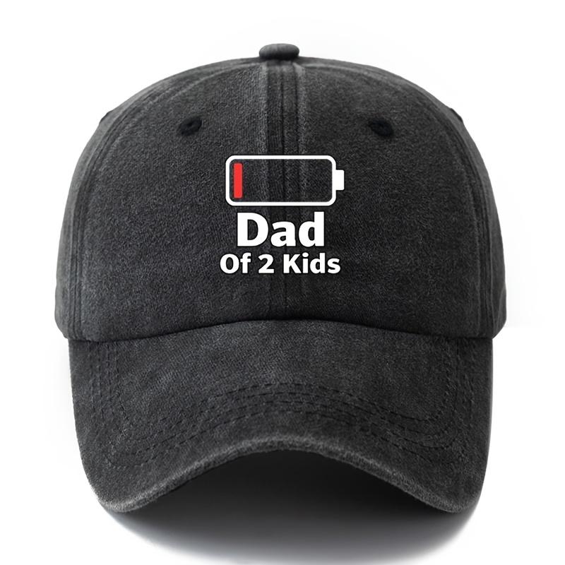 Unisex Fashionable and Versatile Printed Low Battery DAD Baseball Cap Washable Outdoor Lightweight Curved Brim Hat чёрный