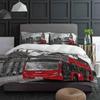 London Street Red Bus Big Ben Duvet Cover With Pillow Case Custom 3pcs Bedding Set Quilt Cover Double Bed Home Textile