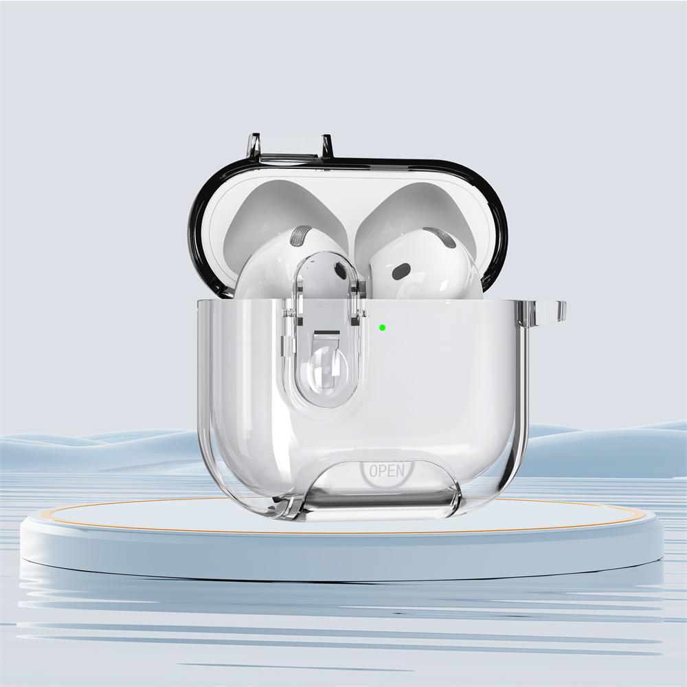 Transparent lock bracket for AirPods pro1 generation protective cover 1 generation pro1 generation apple bluetooth headset case
