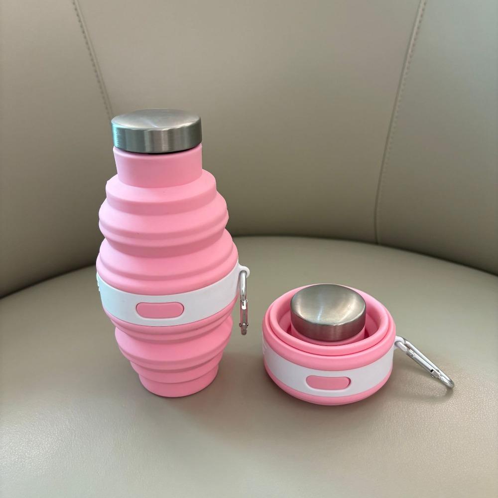 Retractable Collapsible Water Bottles 475ml Folding Drink Cups Reusable Hiking Cups Sport