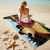Fairy Tale Cute Cartoon Masha and the Bear Beach Towel, Outdoor Camping Beach Towel for Vacation Swimming, Outdoor Pool, Absorbent Bath Towel, H8