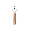 LMETJMA Stainless Steel Kitchen Gadget Set Western Cooking Utensil Tool with Wooden Handle Included Pizza Cutter Garlic Press