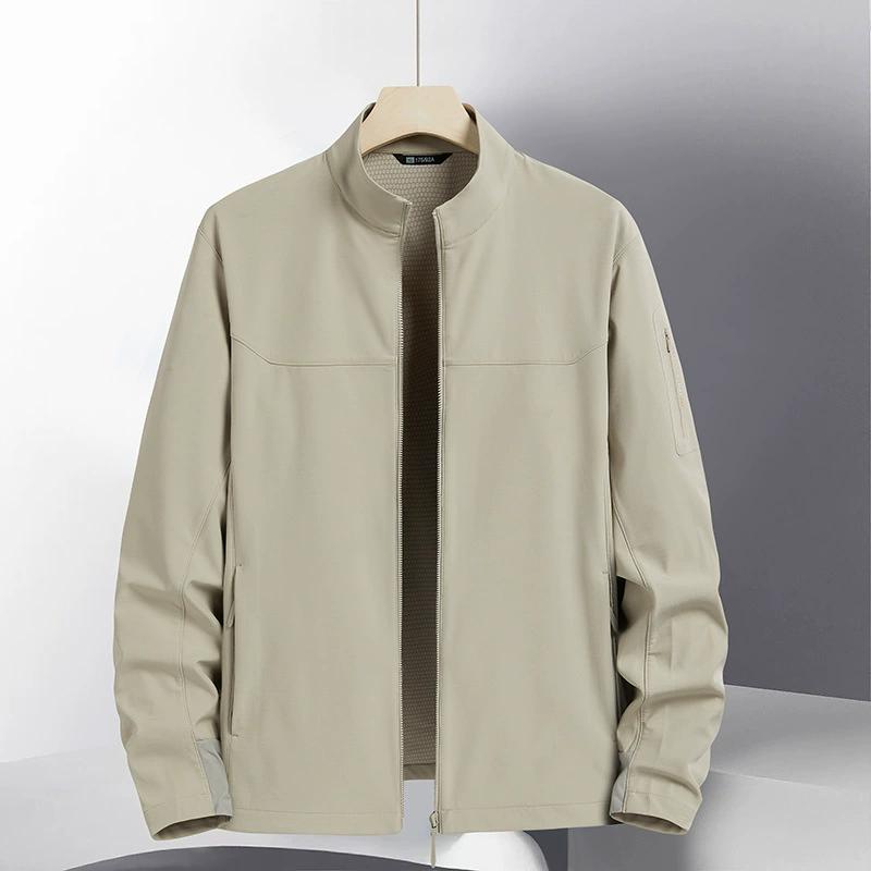 Single Layer Assault Suit Men's Business Casual Outdoor Sports Windproof Stand Up Collar Jacket Jacket
