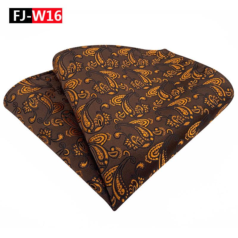 Fashionable Men's Paisley Floral Polyester Pocket Square for Suits (2025)