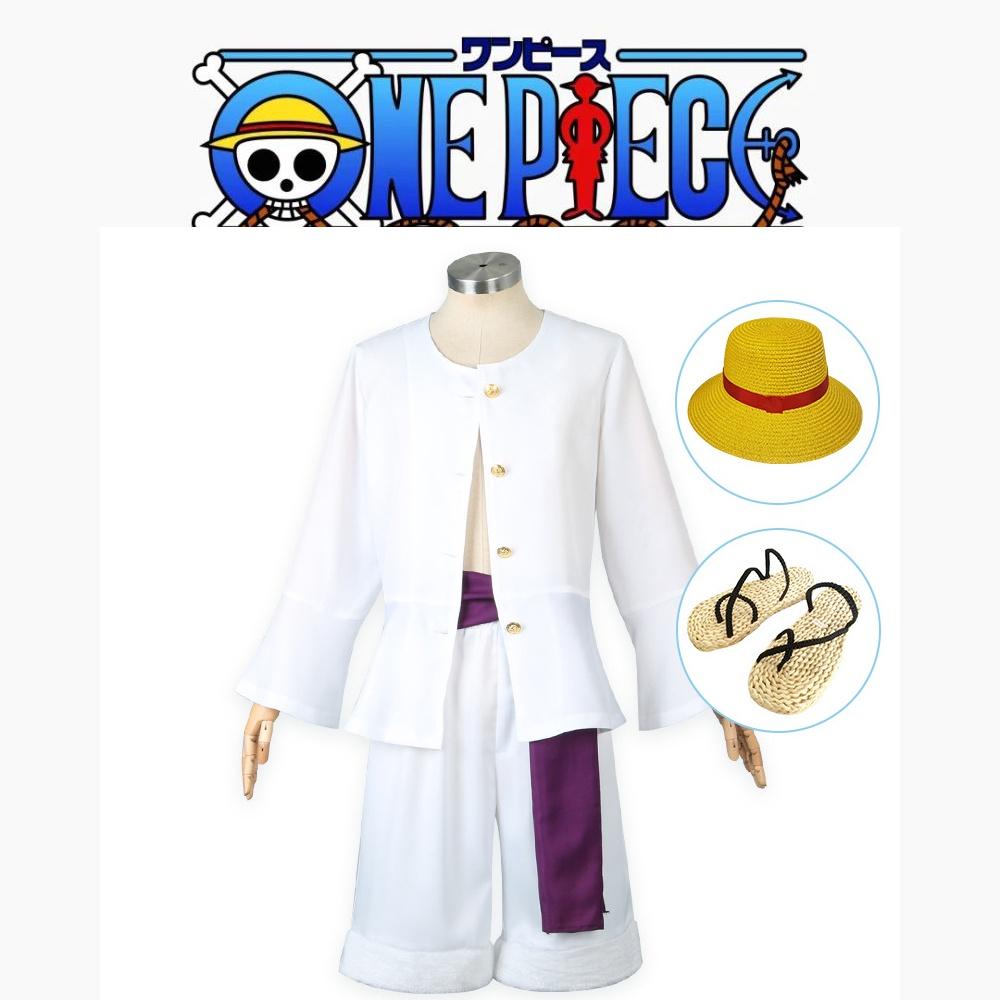 Affe D. Luffy Cosplay Kostüm Anime One Piece Halloween Anzüge