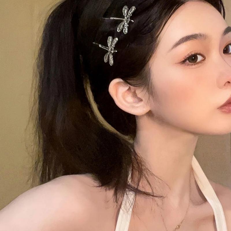 Fashion Vintage Dragonfly Barrettes Hairpin Hair Clips For Women Girls Headwear Bangs Side Hair Accessories