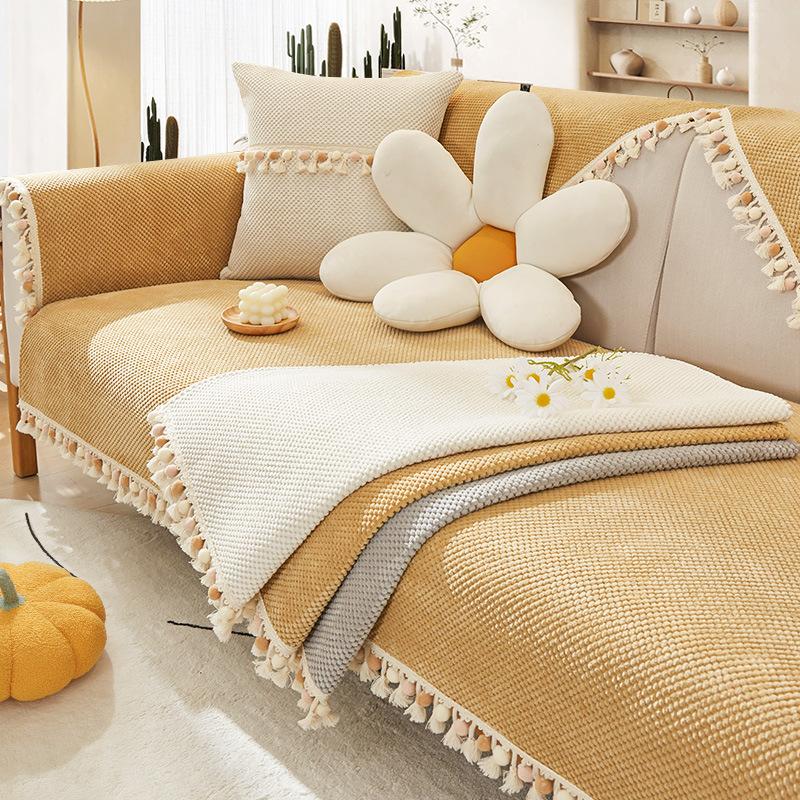 Sofa Cushion All-Season Universal Seat Cushion Sofa Cover 2024 New Simple Modern Cover Towel Cushion