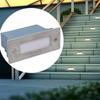vidaXL LED Wall Recessed Lights for Stairs 2 Pcs. 44x111x56 Mm
