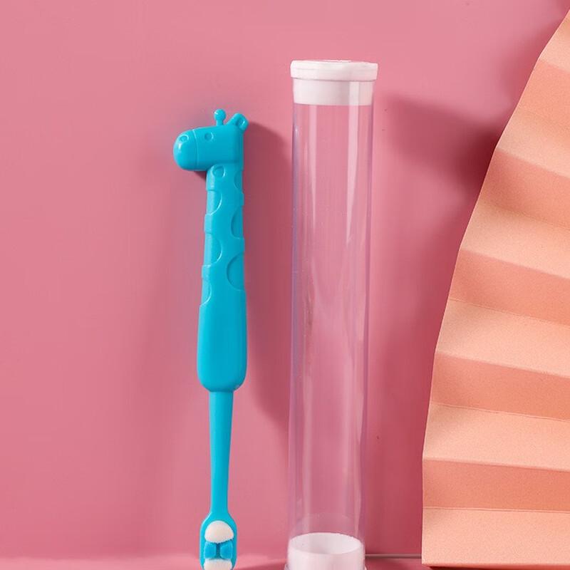 Saajie Kids' Giraffe Soft Bristle Toothbrush 3-Pack