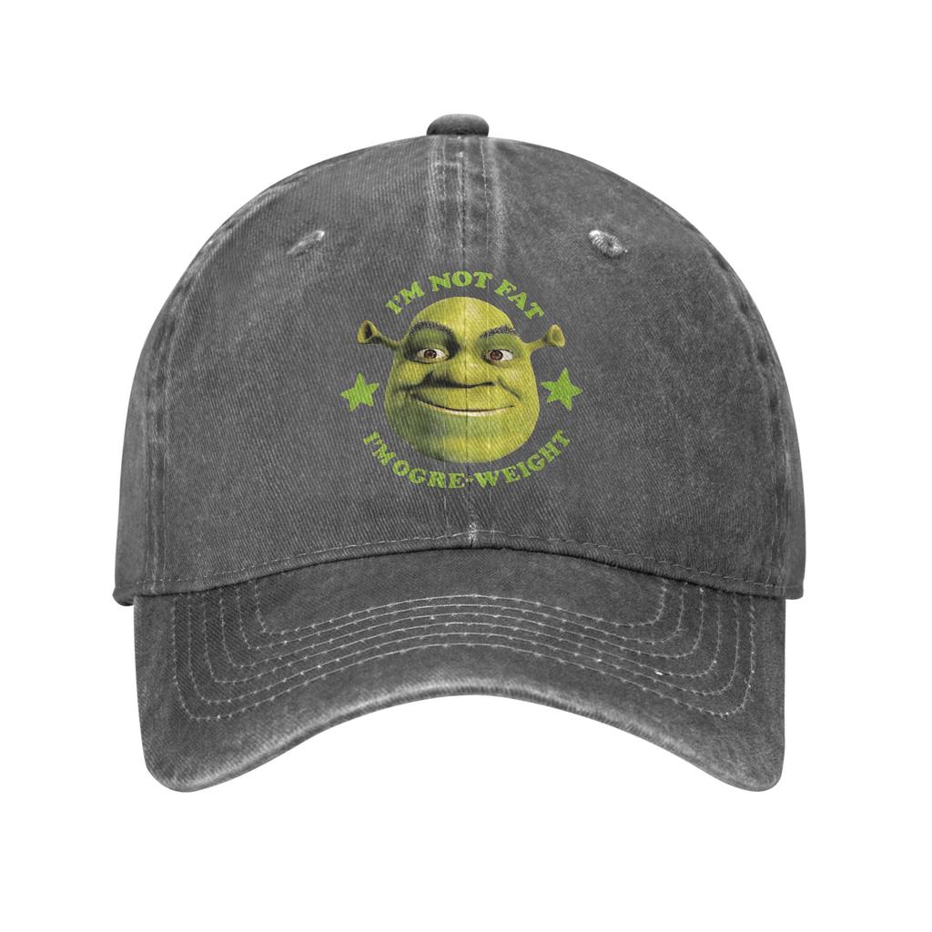 Funny Green Meme Swamped Shrekes Vintage Cartoon  Print Caps For Unisex Cotton  Trucker Hat Causal Headwear Baseball Cap
