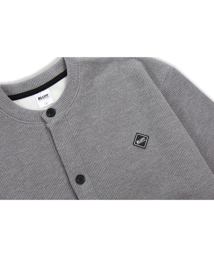 Bluff Knit Fleece Cardigan [M/Grey]