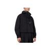 Li Ning X Jackie Chan Kung Fu Series Solid Color Hooded Zipper Drawstring Loose Jacket Men Jacket Black AJDSA31-1