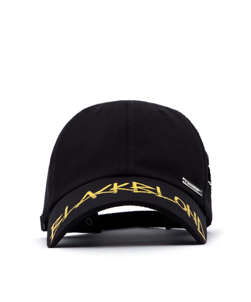 BLACKBLOND Vividi Plate Signature Logo Cap (Black)
