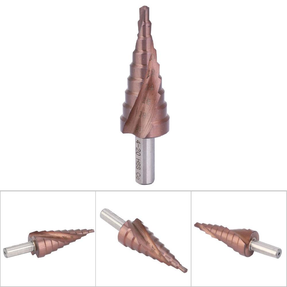 High Speed Steel M35 Hole Opening Tool Cobalt Coating Hole Reamer Pagoda Step Drill Bit  Large Bit