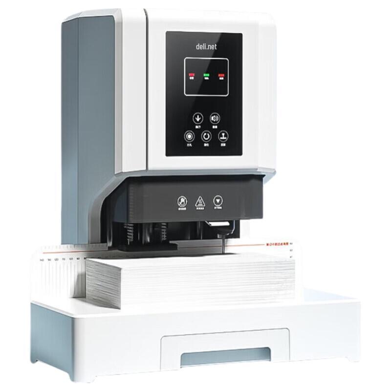 

Deli Automatic Electric Financial Document Binder CN plug (adapter included)