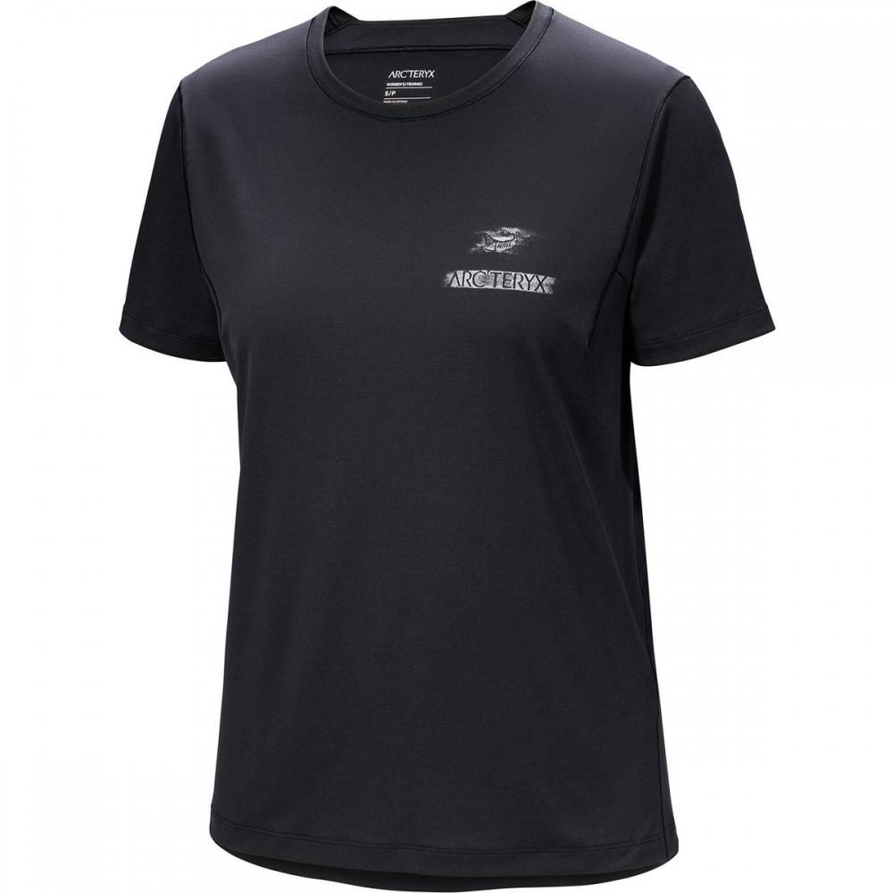 Arcteryx Women Sunna Speed Bird Crew Shirt Atqsw10248 BLACK / XS