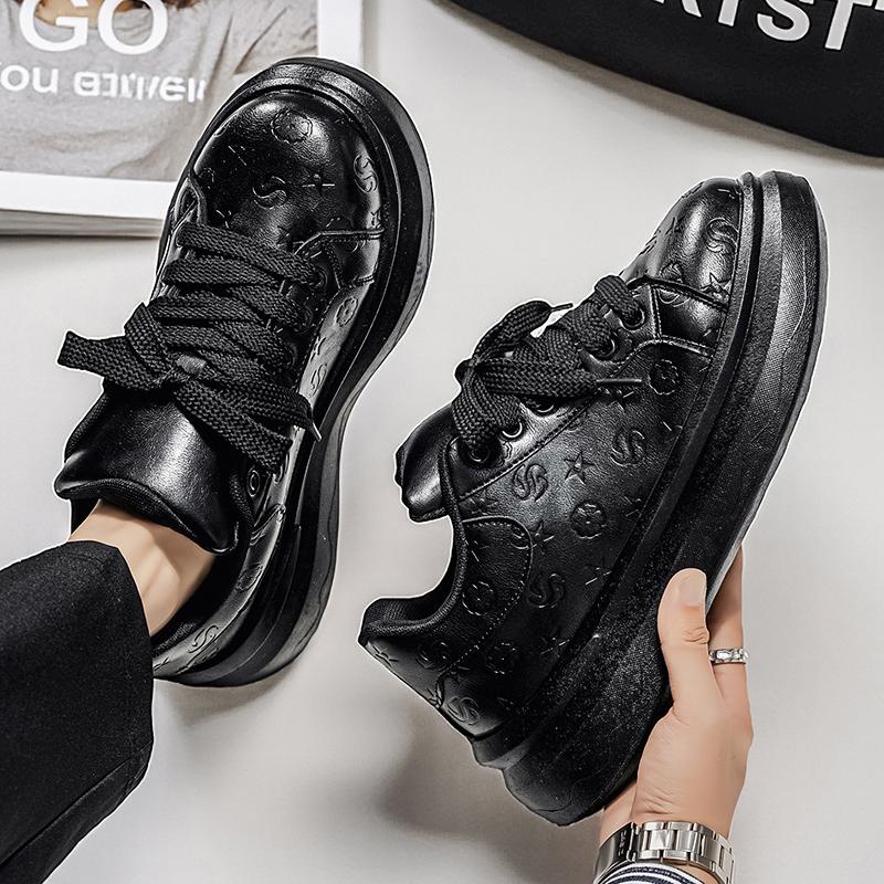 Men's shoes platform casual shoes high quality leather sports shoes