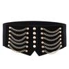 Stretchy Elastic Slimming Body Waist Belts Punk Style Women's Cummerbunds  Versatile Dress