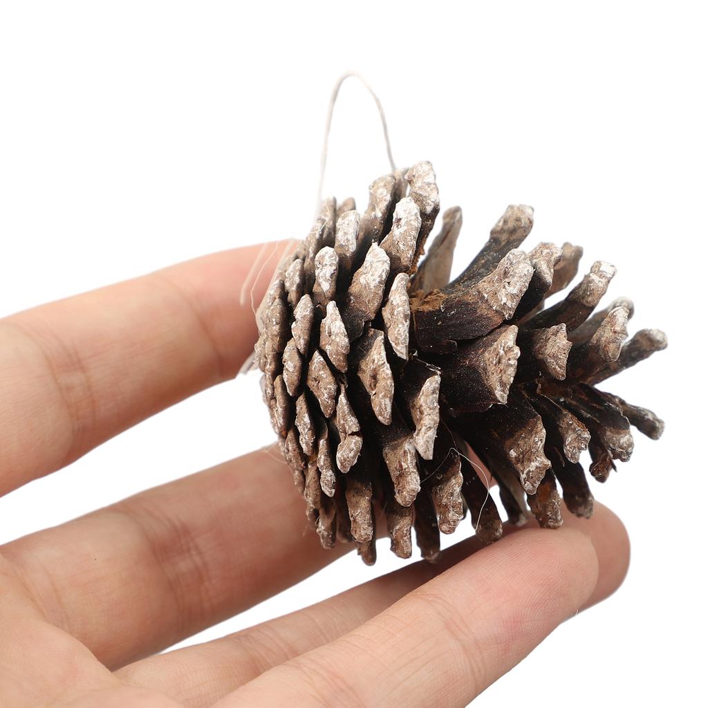 Christmas Decoration Fake Pine Cone Bedroom Garden Craft Making Decorative Easy To Carry Exquisite Wood Powder