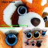 10pcs/set 8 Colors Colorful 3D Stereoscopic Eyelash Eyes Doll Eyelash Eyes  Suitable for Crochet