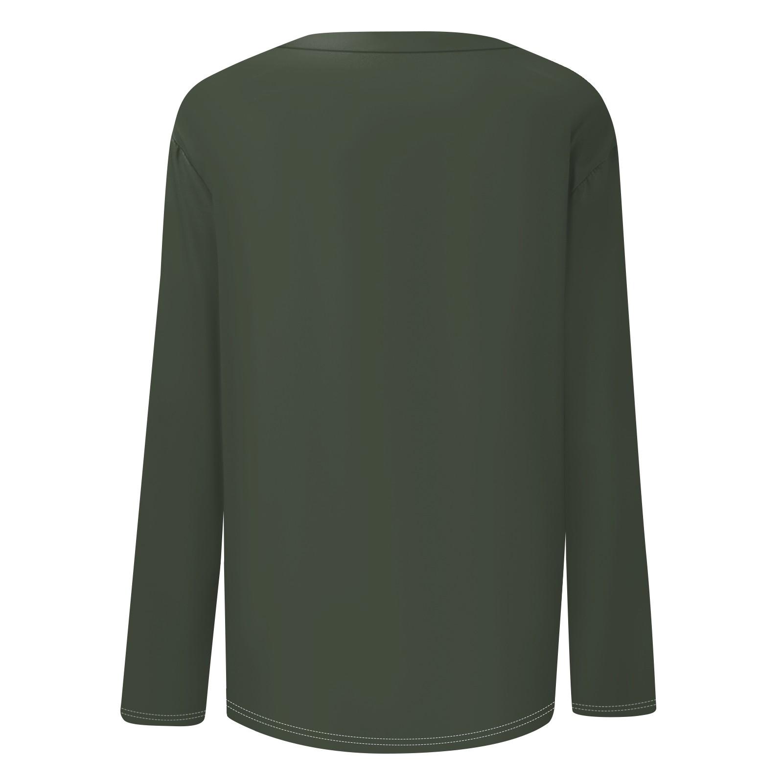 Женские рубашки с длинным рукавом и круглым вырезом — фото 5