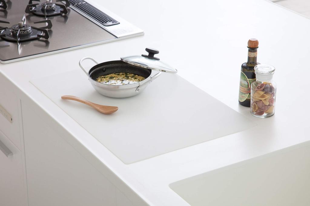 Silicone Countertop Protection Mat Antibacterial 40x60 Sink Mat Antibacterial Heat Resistant up to R(R) 40x60x0.2(cm) 200℃ Anti-Slip SMT-001