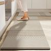 50*80cm [Modern Kitchen Mat] Modern Nordic Style 1pc Kitchen Mat | Rubber Backed, Easy-to-Clean, Rectangular, Modern Floral Design for Home Decor