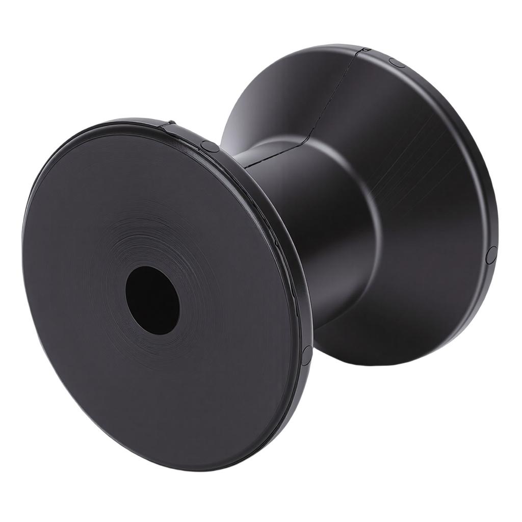 3 Zoll Bootsanhängerrolle Hohe Elastizität TPU 14mm Achse Schwarze Bugrolle Verschleißfest Stoßfest