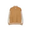 MLB Letter Logo Spliced Single-Breasted Baseball Jacket Unisex Jackets Sand-Yellow 3AJPB0131-43SAS