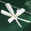 L8RE Silent Ceiling Fans 220V 20W No Light for Bedroom Living Room Office Hanging Fan