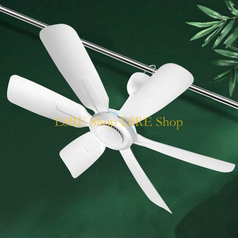 L8RE Silent Ceiling Fans 220V 20W No Light for Bedroom Living Room Office Hanging Fan