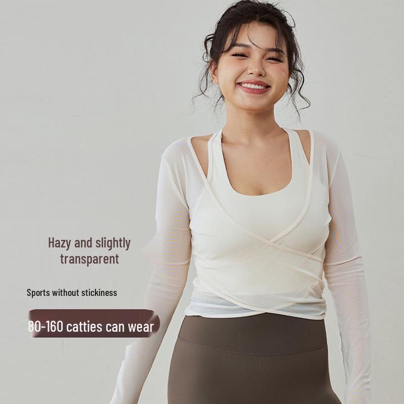 

Женский высококачественный лонгслив для йоги, бега, пилатеса и фитнеса M