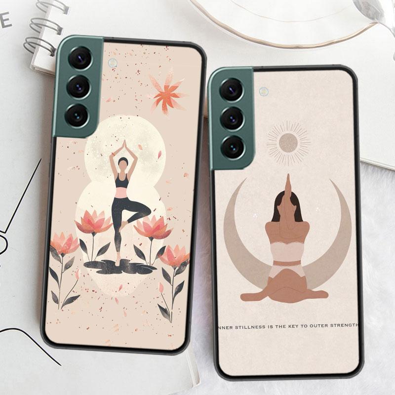 Hot Sell Yoga Namaste Phone Case For Samsung A15 A25 A35 A55 Galaxy A70S A50S A30S A30 A40 A71 A51 A41 A31 A21 A11 A01 A20S A10S