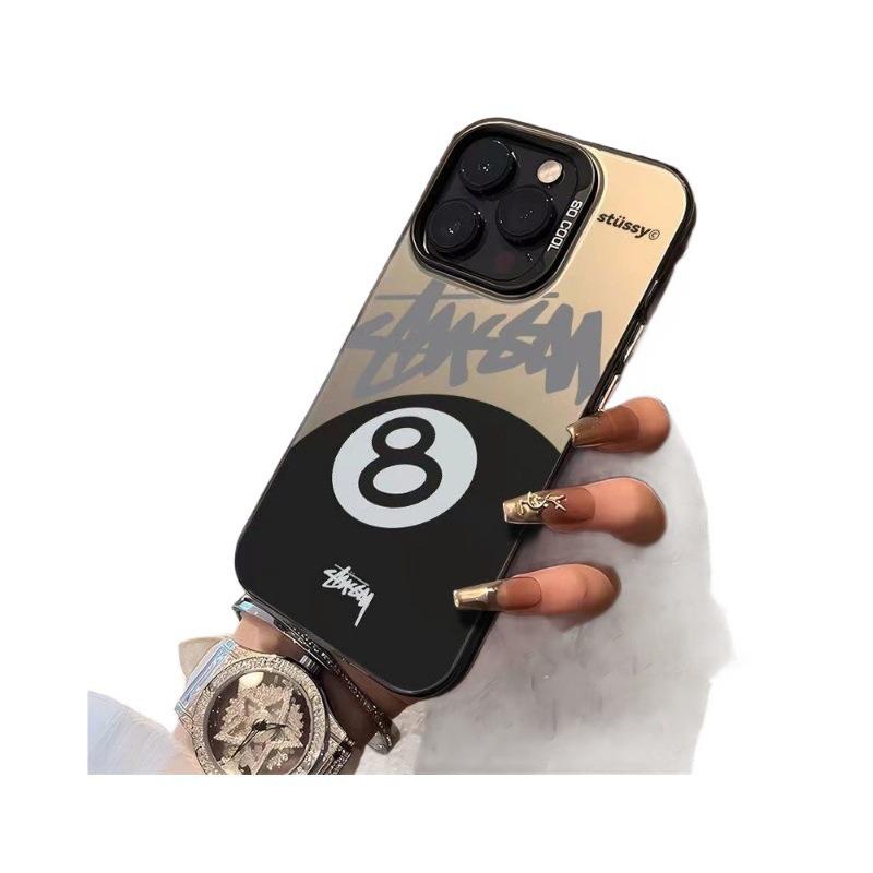 Billiard Black 8 Phone Case for Apple 14 Pro, 15 Pro Max, 13/12, 11/XS - European Style