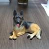 German Shepherd Resin Animal Figurine For Car Interior Decoration And Gift Giving