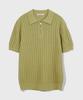 KIIMUIR Half-Zip Short-Sleeve Knit_Olive Khaki