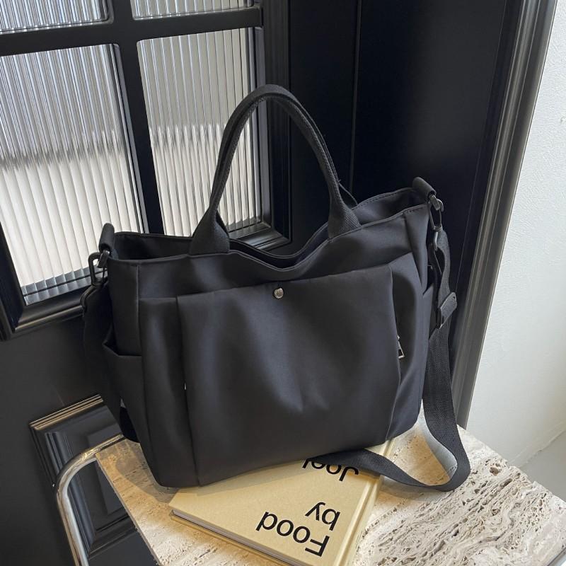 New Portable Cloth Bag Women's Large Capacity Shoulder Fashionable Commuting Cross-body All-matching Tote