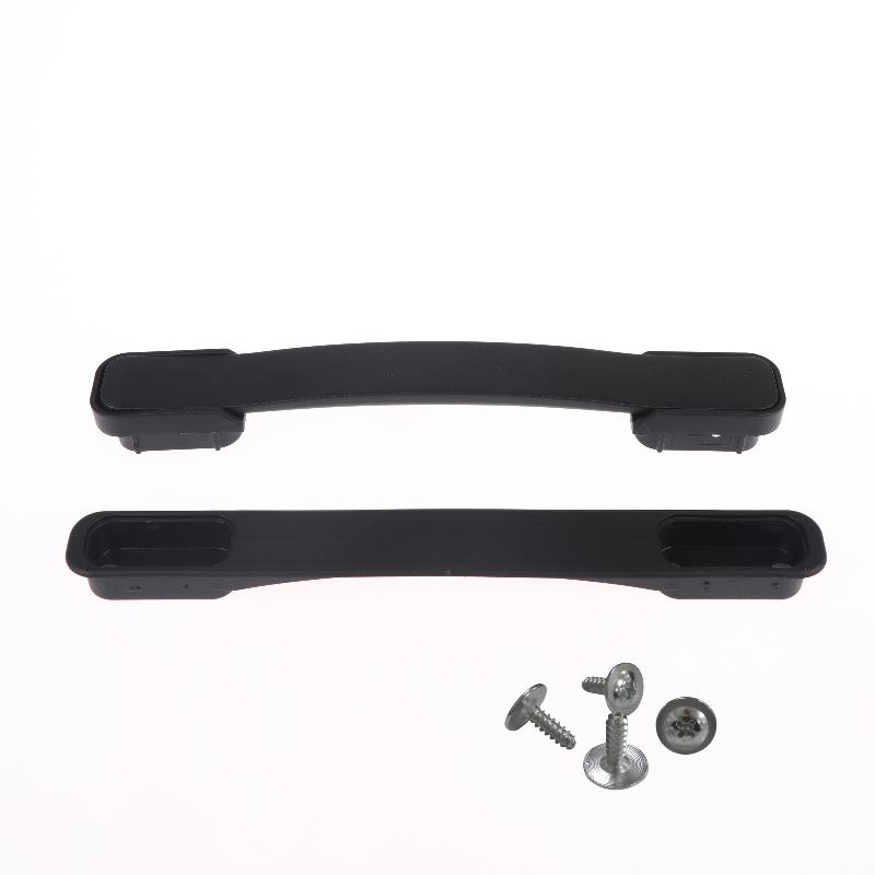 Heavy Duty Black Plastic Suitcase Handle 1 Set Durable Replaceable Grip for Travel Luggage Repair Daily Use
