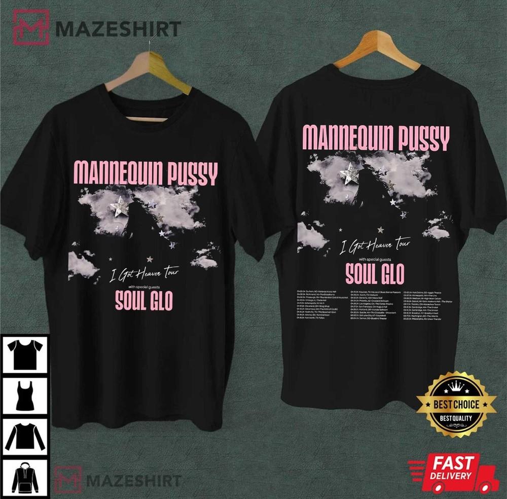 Mannequin Pussy I Got Heaven Tour 2024  Twoside Full Size BT1482 Unisex T-Shirt L