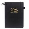 Elastic Strap Notebook 144 Planner 2026 A5 Daily Journal Sheets Hardcover Pen Calendar Multifunctional Work-Life