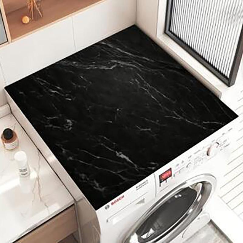 Retro Washing Machine Covers Kitchen Absorbent Coffee Machine Refrigerator Cover Pad Drain Pad Microwave Oven Insulation Pad