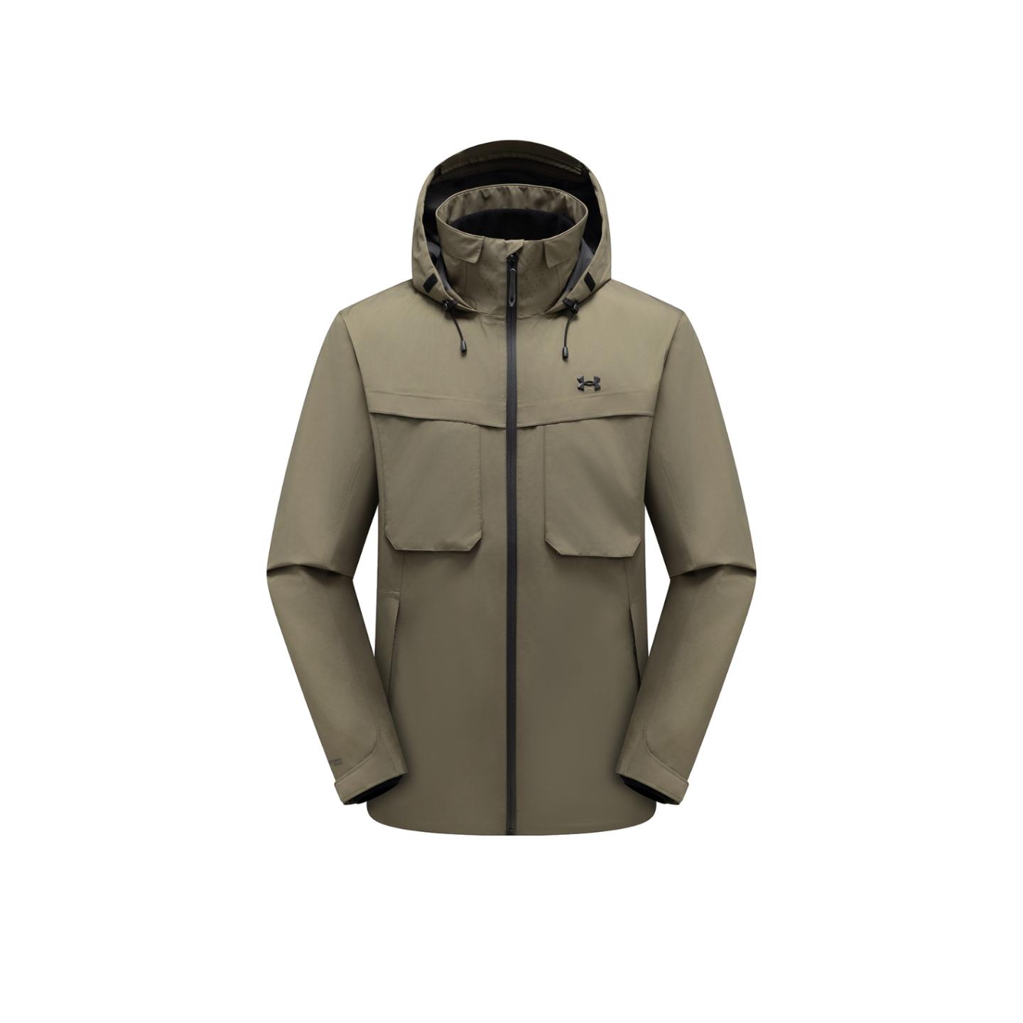 

Under Armour Urban Outdoor Series Three-In-One Thick Windproof Sports Jacket Men Jackets Dark-Green 14413253-0069 S
