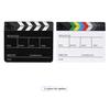 10  * 12    24.5 * 30cm Acrylic Dry Erase Clapboard Clap stick Clapper Board Slate for Film Movie Cut Action Scene
