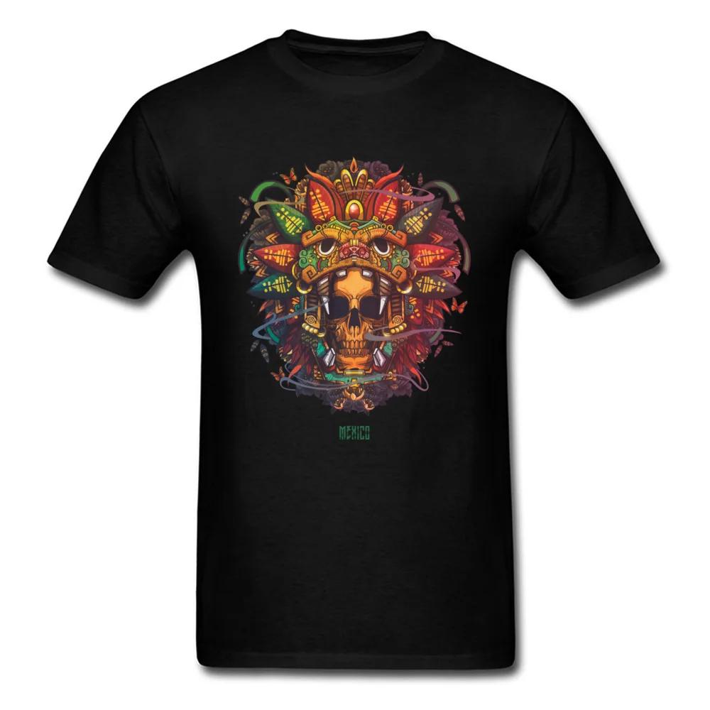 Hot Sale Mexico Skull And Design Tees Short Sleeve For Unisex Cotton Fabric Thanksgiving Day Oneck Tshirt