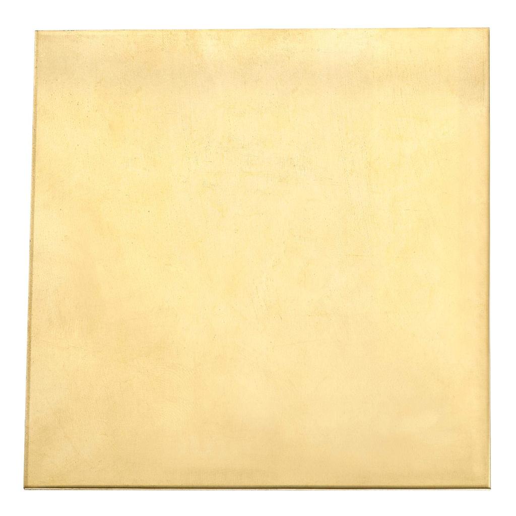 Uxcell Brass Sheet, 100 Mm Length X 100 Mm Width X 1.5 Mm Thickness, Metal Plate