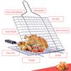 Grilling Basket Non-Stick Barbecue Basket Heavy Duty BBQ Tools Grill Basket for Meats Fish Vegetables Steak