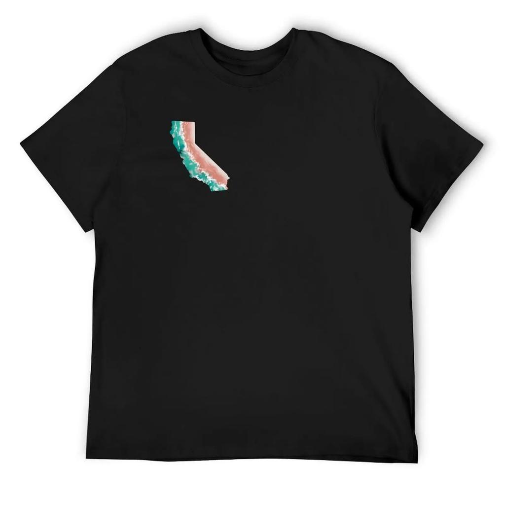 California Coast T-Shirt kawaii clothes valentines boutique clothes korean fashion mens t shirts top quality