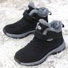Boots Men's Women Slip On Winter Shoes For Men Waterproof Ankle Boots Winter Boots Male Snow Botines  Black Botas Femininas